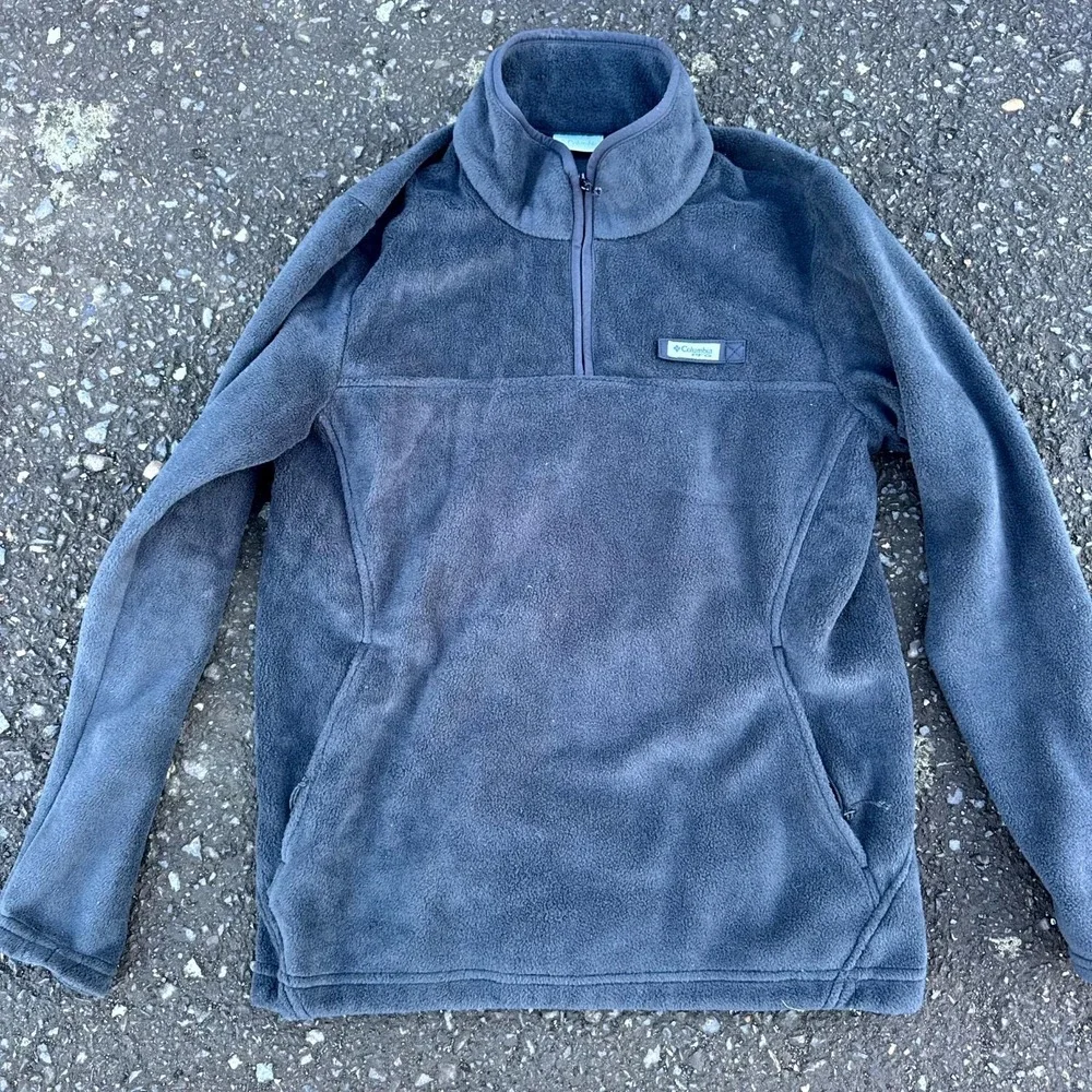 Columbia Men's Steens Mountain Quarter Zip Fleece Jacket Collegiate Navy Medium